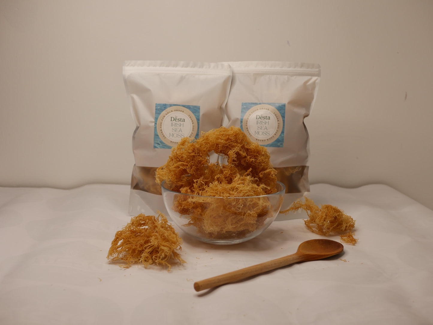 100% Wild Crafted Sun Dried Gold Sea Moss (Gracilaria)