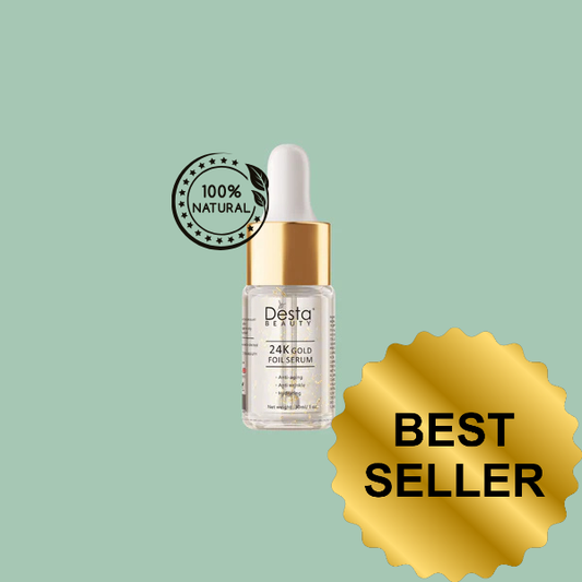 24 K Gold Foils Serum