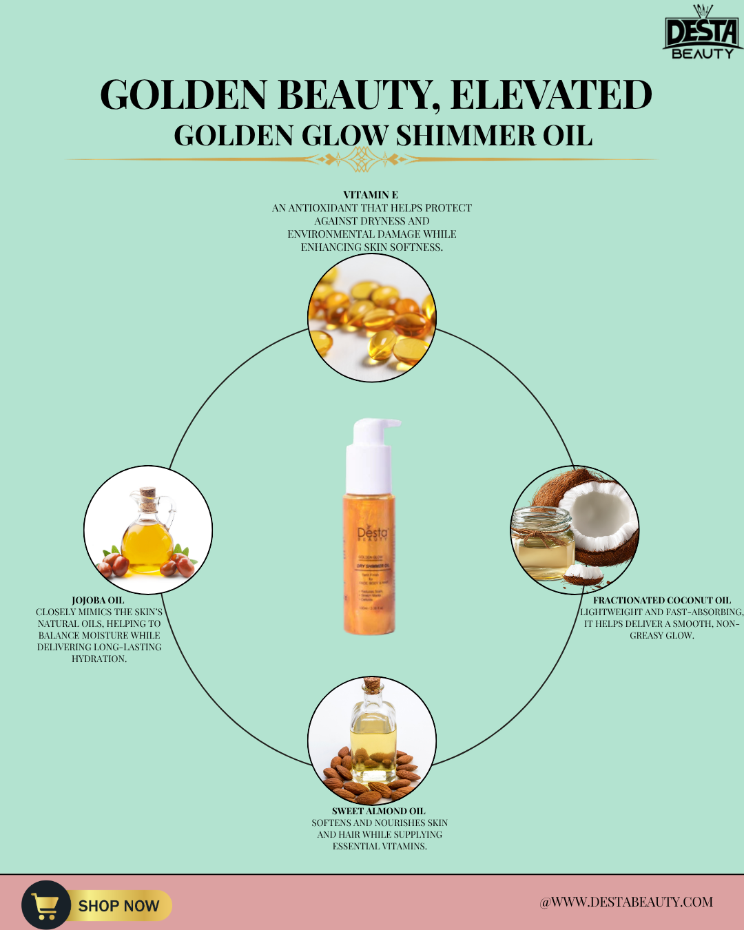 Golden Glow Shimmer Oil